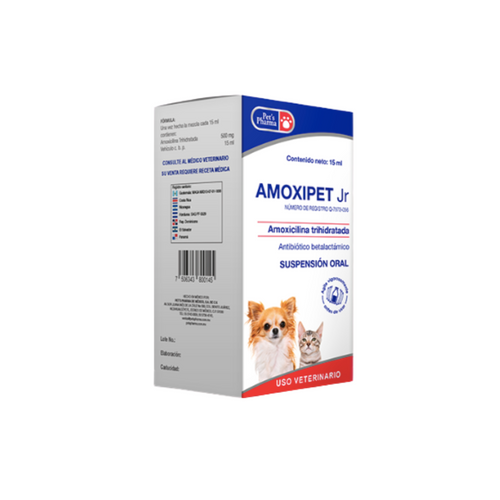 Amoxipet Jr. Oral Suspension- 15 ml