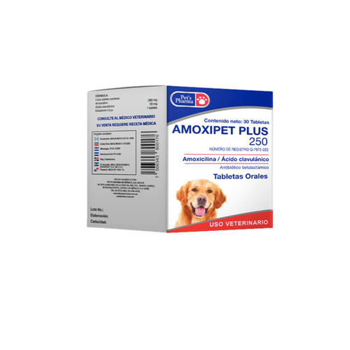 Amoxipet Plus 250 - 30Tabs