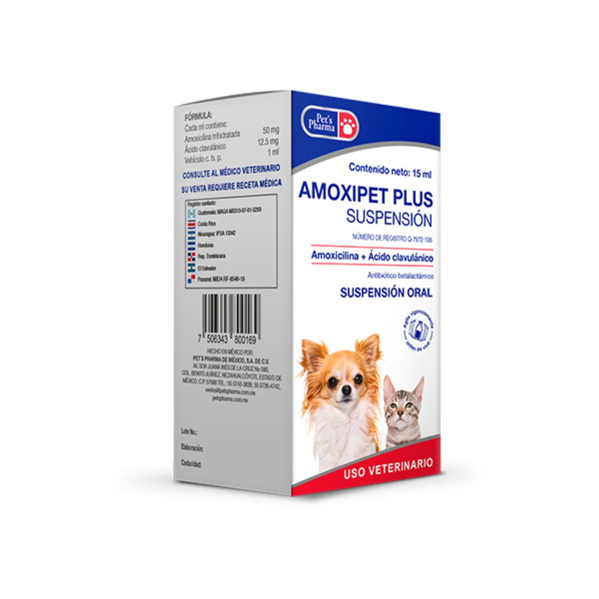 Amoxipet Plus Suspensión