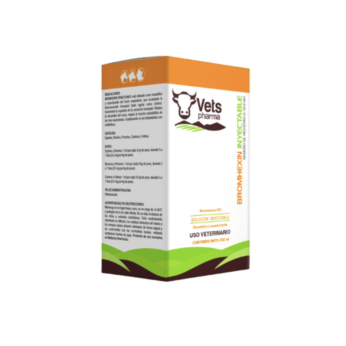 Bromhexin Inj - 100ml – Al Reem Agricultural & Vet Supplies