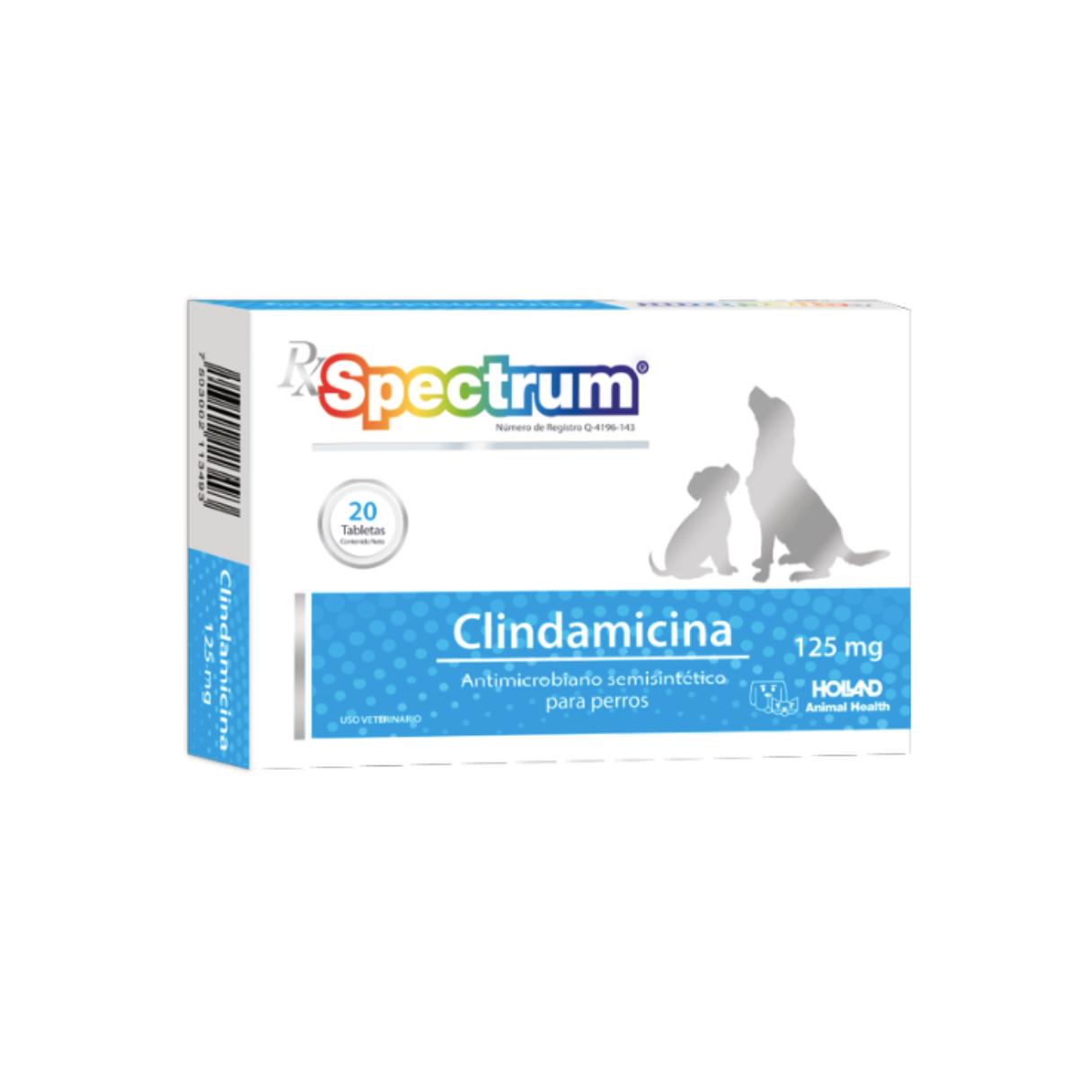 Rx Spectrum Clindamycin Tablets - 20 Tabs