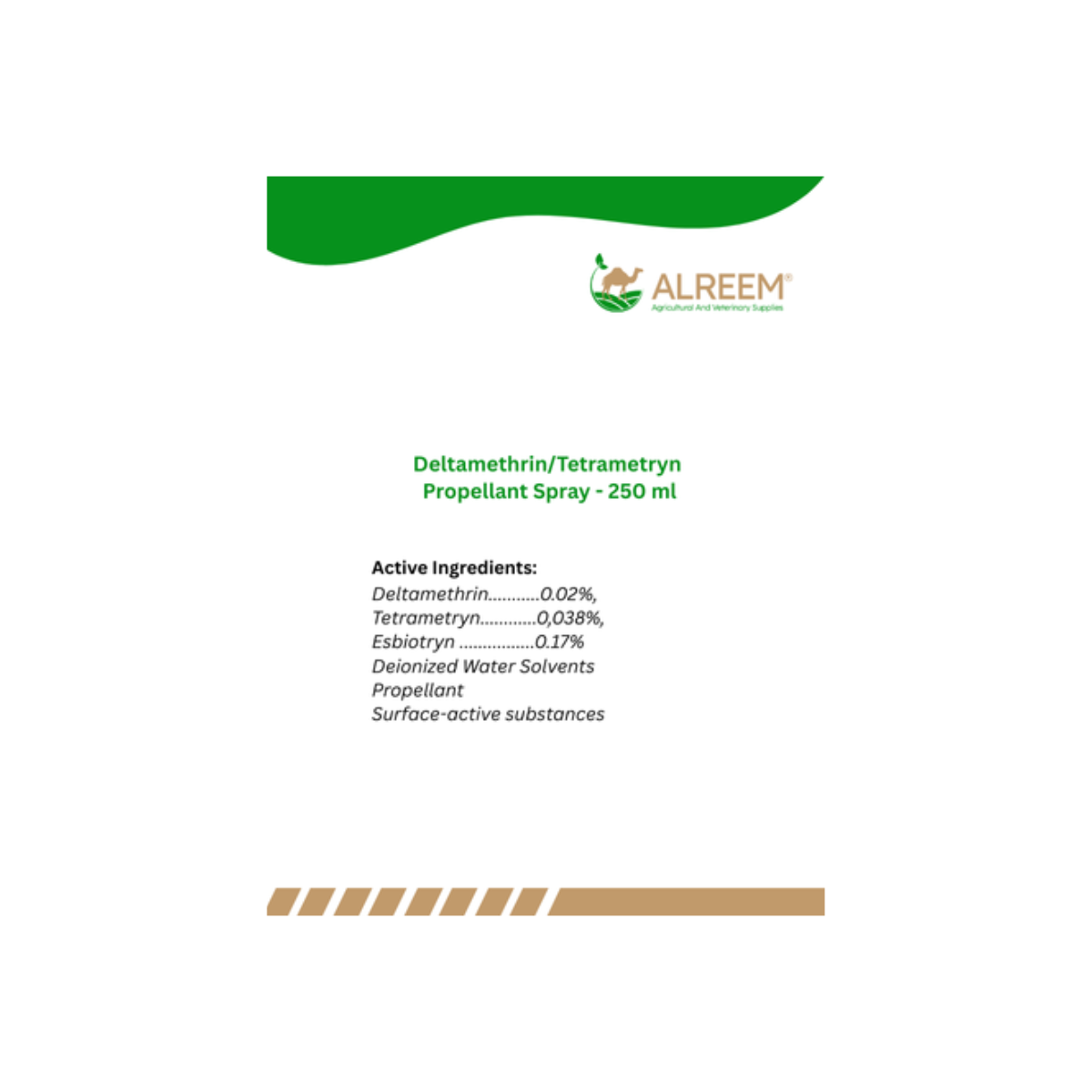 Deltamethrin/Tetrametryn Propellant Spray - 250 ml