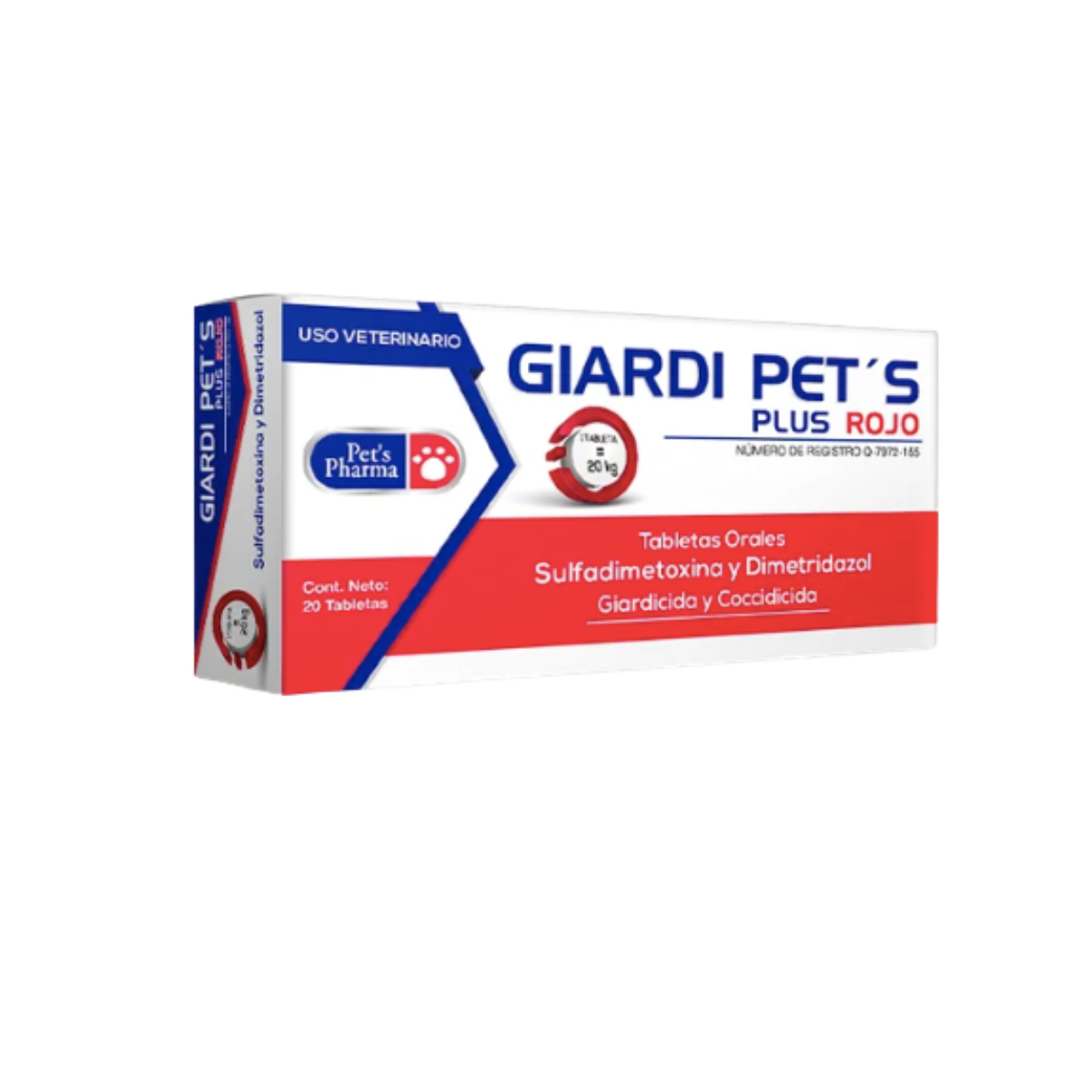 Giardi Pets Plus Red (20Tabs)