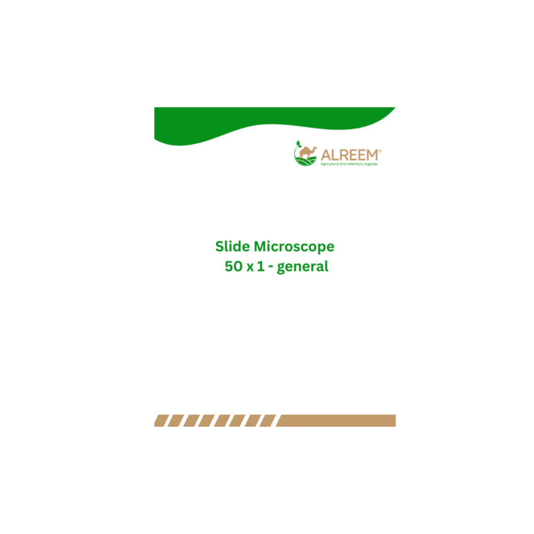 Slide Microscope 50 x 1 - general – Al Reem Agricultural & Vet Supplies