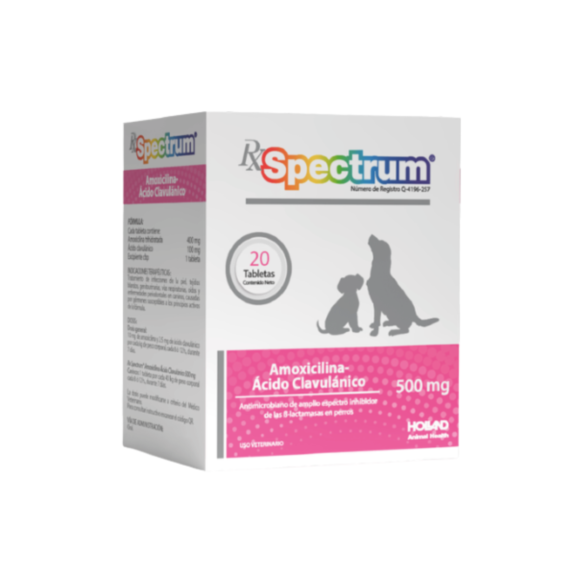 Rx Spectrum Amoxicillin-Clavulanic Acid - 20 Tabs
